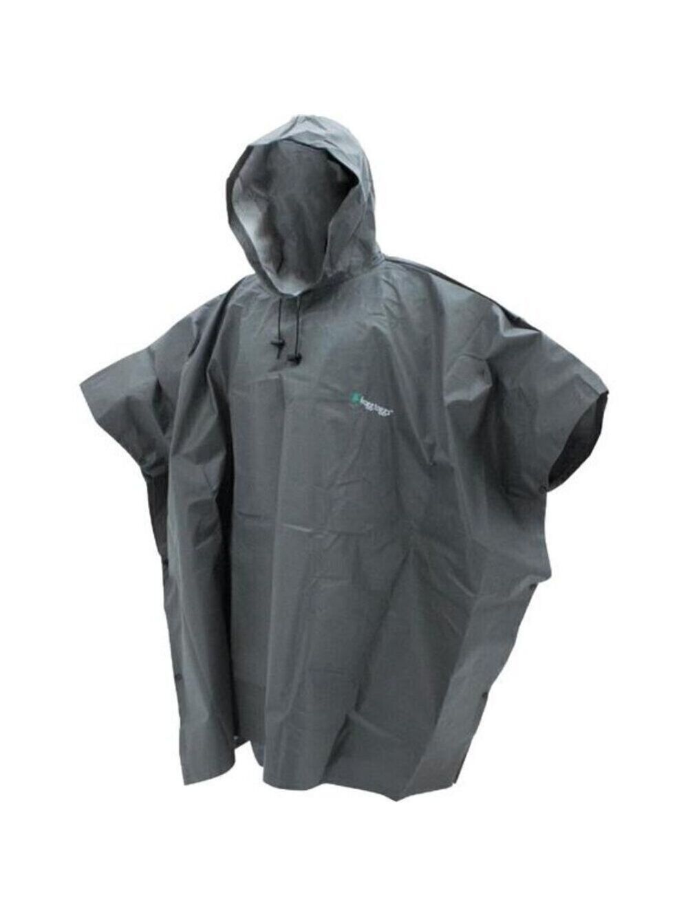 FROGG TOGGS Waterproof Raincoat Breathable Rain Poncho Black Adult Unisex Coat